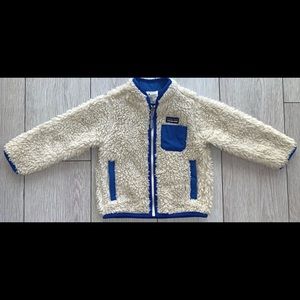 Patagonia Retro-X Fleece Jacket - Natural/Blue